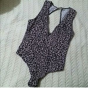 VS Leopard Print Bodysuit